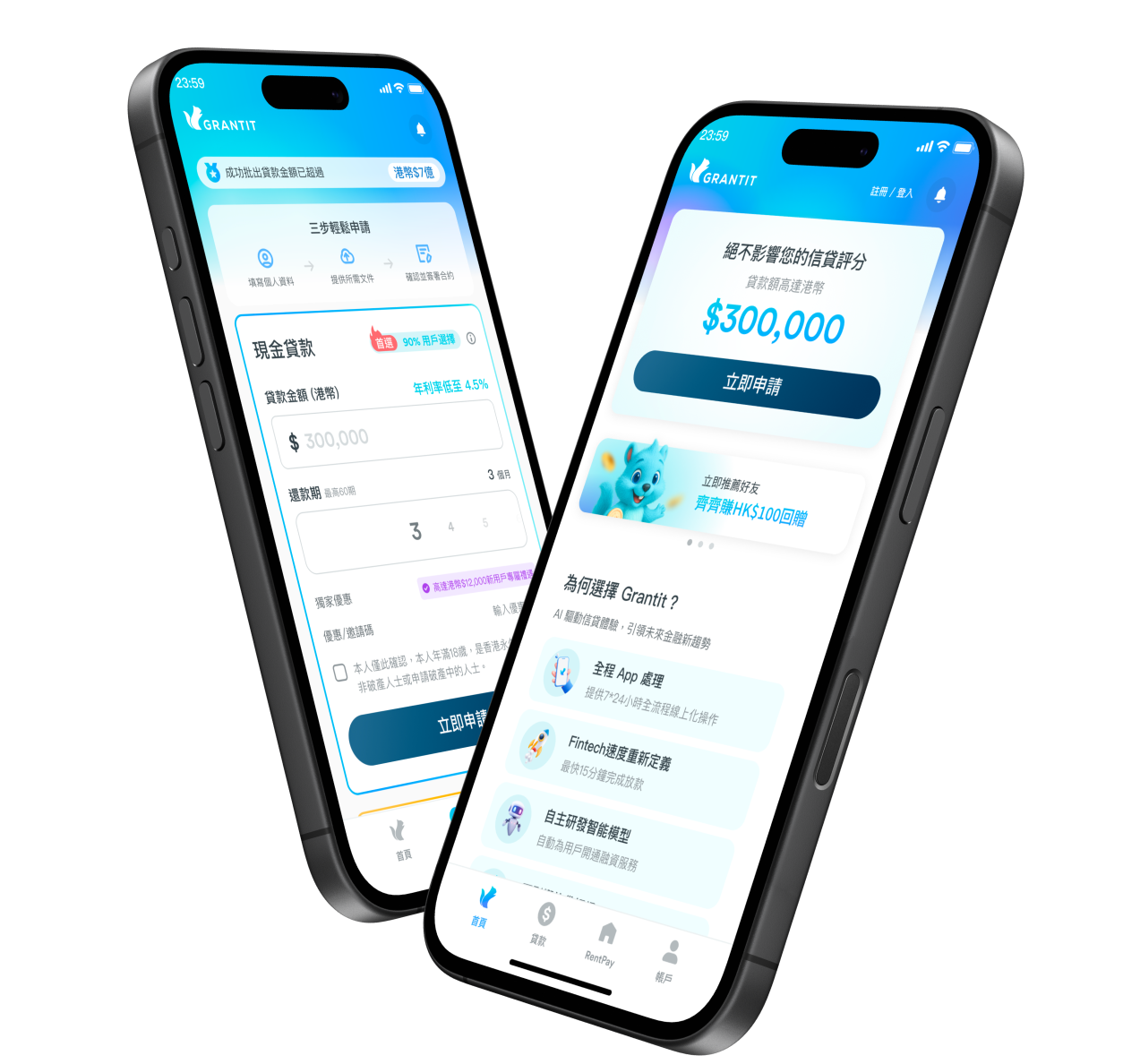 Grandt App 香港智能私人貸款平台|Grantit